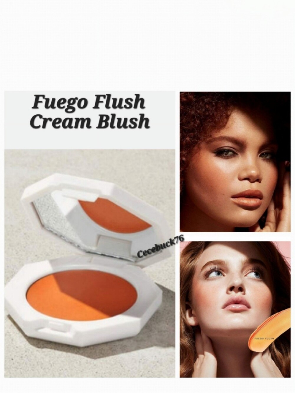 🌺FENTY BEAUTY Fuego Flush Cheeks Out Freestyle Cream Blush Fuego Flush